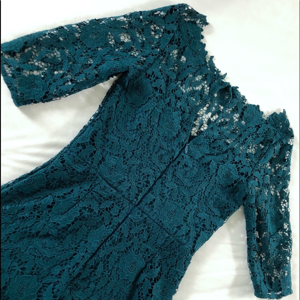 Emerald green dress